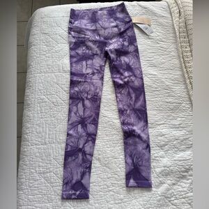 Spiritual Gangster Purple Tie-Dye Leggings